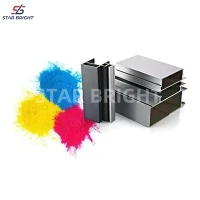 Bule Colour Powder Coating Surface Door